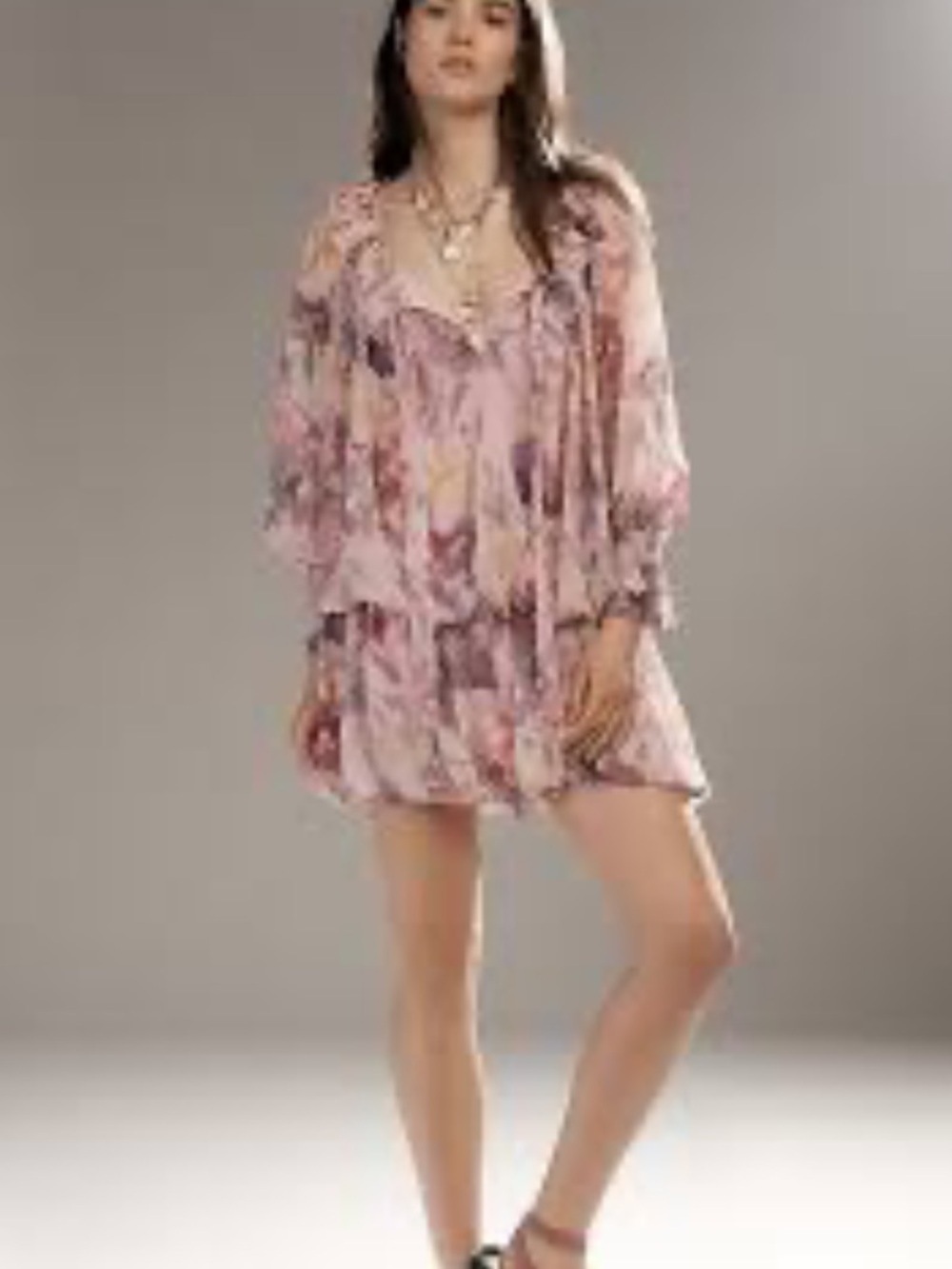 Anthropologie Mare Mare Long-Sleeve Mini Dress NWT